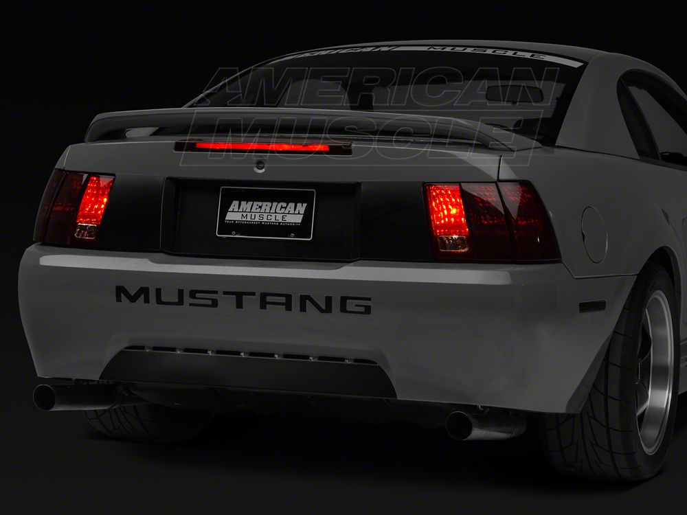 Raxiom Tail Lights and Sequential Tail Light Kit; Black Housing; Smoked Lens (99-04 Mustang, Excluding 99-01 Cobra)