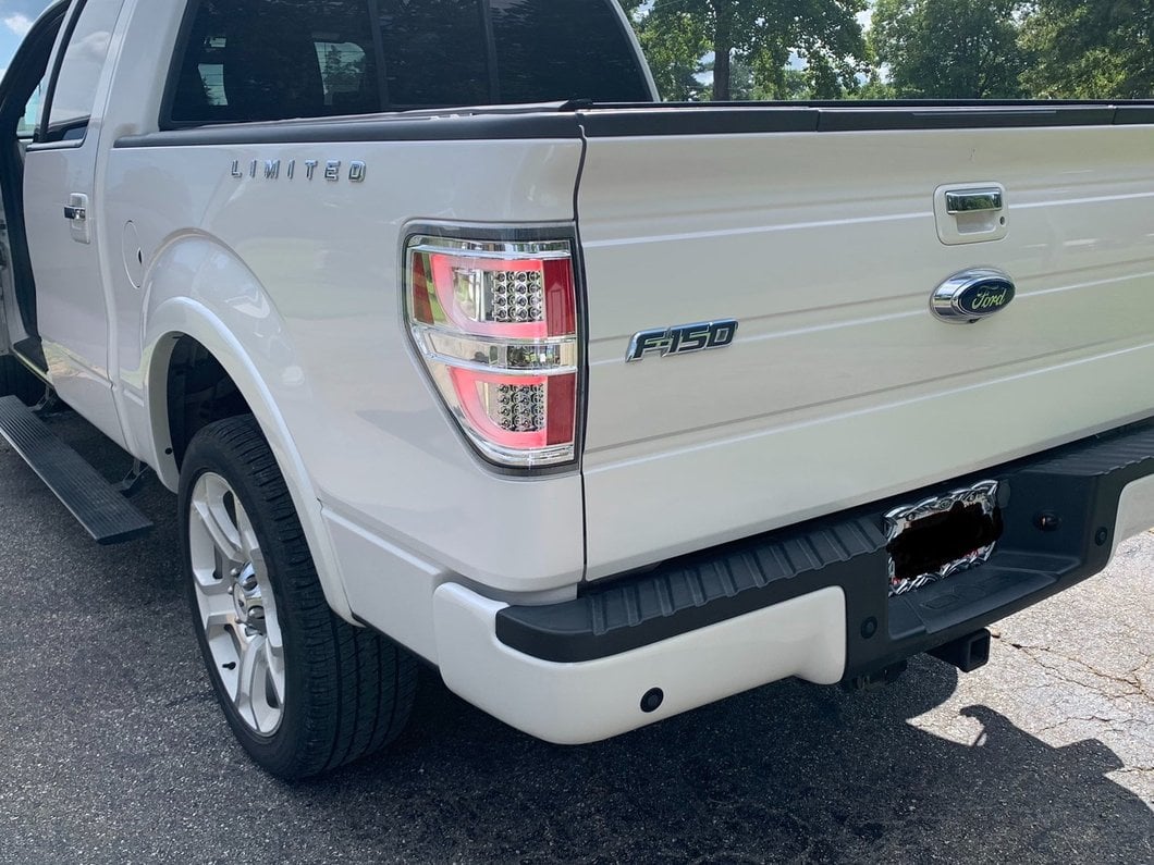 Raxiom G2 LED Tail Lights; Chrome Housing; Clear Lens (09-14 F-150 Styleside)