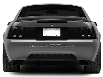 Raxiom Icon LED Tail Lights; Black Housing; Smoked Lens (99-04 Mustang, Excluding 99-01 Cobra)