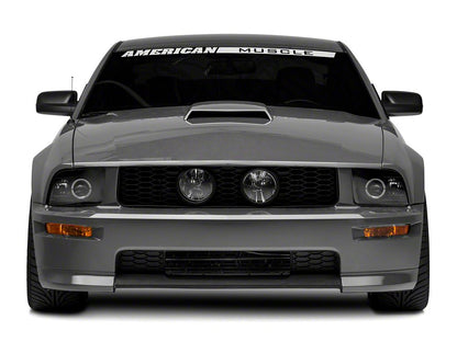 Raxiom 2010 Style LED Halo Headlights; Black Housing; Clear Lens (05-09 Mustang w/ Factory Halogen Headlights, Excluding GT500)