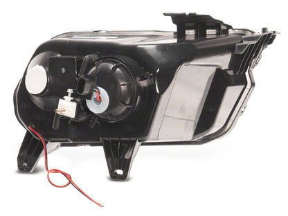 Raxiom CCFL Halo Projector Headlights; Black Housing; Clear Lens (10-12 Mustang w/ Factory Halogen Headlights)