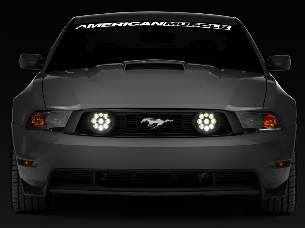 Raxiom LED Fog Lights; Clear (05-12 Mustang GT)