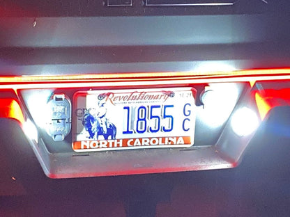 Raxiom Axial Series LED License Plate Lamps; Smoked (15-23 F-150)