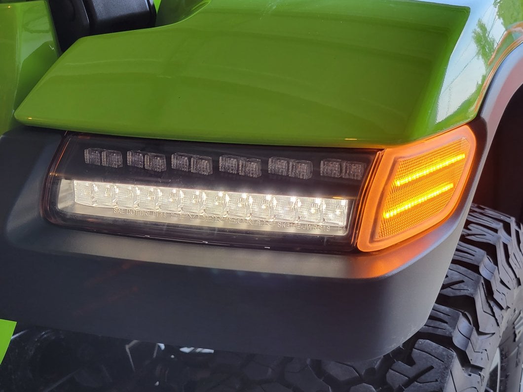 Raxiom Axial Series LED Fender Flare Marker Lights; Clear (18-25 Jeep Wrangler JL)