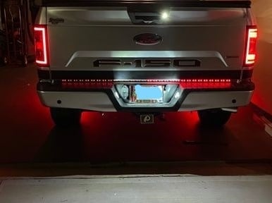 Raxiom Axial Series 60-Inch Tailgate LED Light Bar with Turn Signals and Reverse (Universal; Some Adaptation May Be Required)