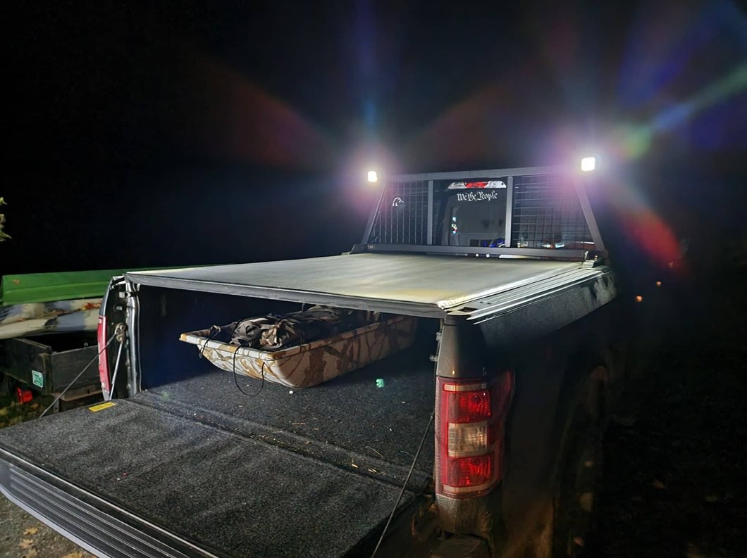 Raxiom Axial Series 3-Inch 4-LED Cube Light; Spot Beam (Universal; Some Adaptation May Be Required)
