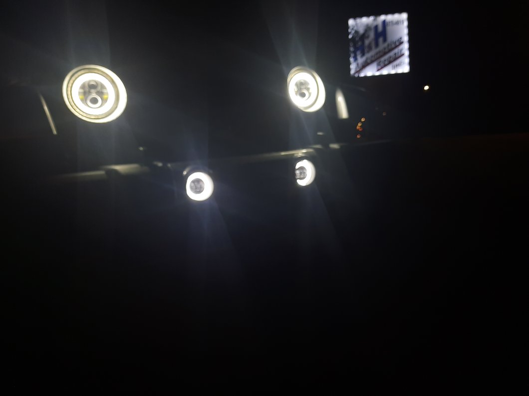 Raxiom Axial Series 4-Inch LED Fog Lights with Halo (07-18 Jeep Wrangler JK)