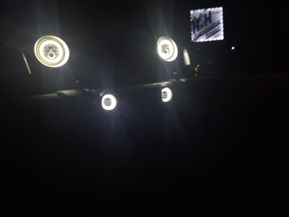 Raxiom Axial Series 4-Inch LED Fog Lights with Halo (07-18 Jeep Wrangler JK)