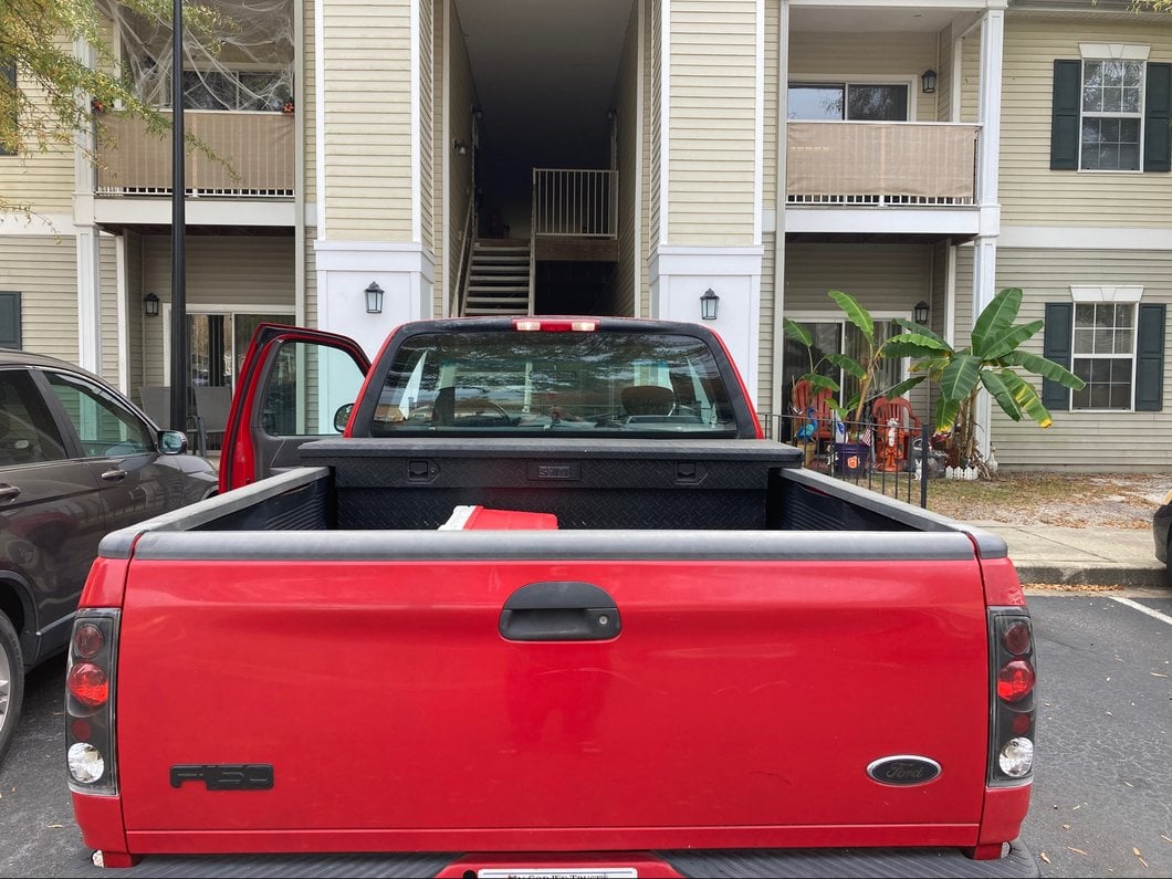 Raxiom Axial Series Version 2 Tail Lights; Black Housing; Red/Clear Lens (97-03 F-150 Styleside)