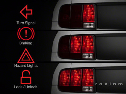 Raxiom Sequential Tail Light Kit; Plug-and-Play (05-09 Mustang)