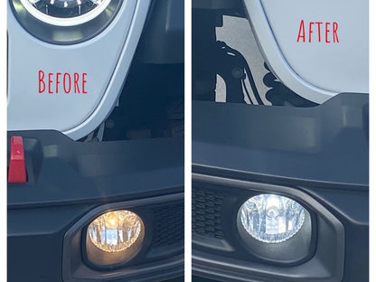 Raxiom Axial Series Stage 1 LED Fog Light Bulbs; H16 (18-25 Jeep Wrangler JL)
