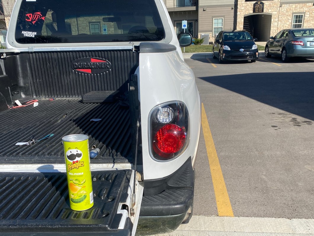Raxiom Axial Series Version 2 Tail Lights; Black Housing; Red/Clear Lens (97-00 F-150 Flareside)