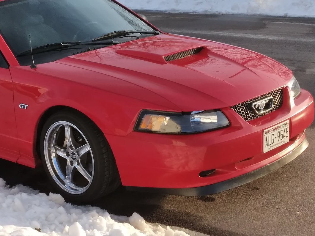 Raxiom Axial Series OEM Style Replacement Headlights; Black Housing; Clear Lens (99-04 Mustang)