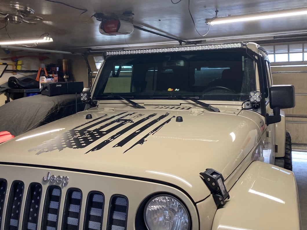 Raxiom 50-Inch Slim Straight LED Light Bar; Flood/Spot Combo Beam (Universal; Some Adaptation May Be Required)
