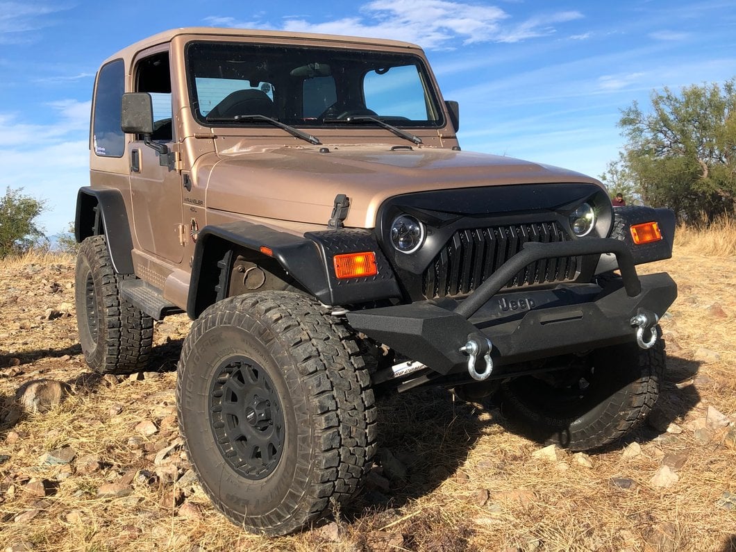 Raxiom Axial Series 7-Inch LED Headlights with RGB Halo; Black Housing; Clear Lens (97-18 Jeep Wrangler TJ & JK)