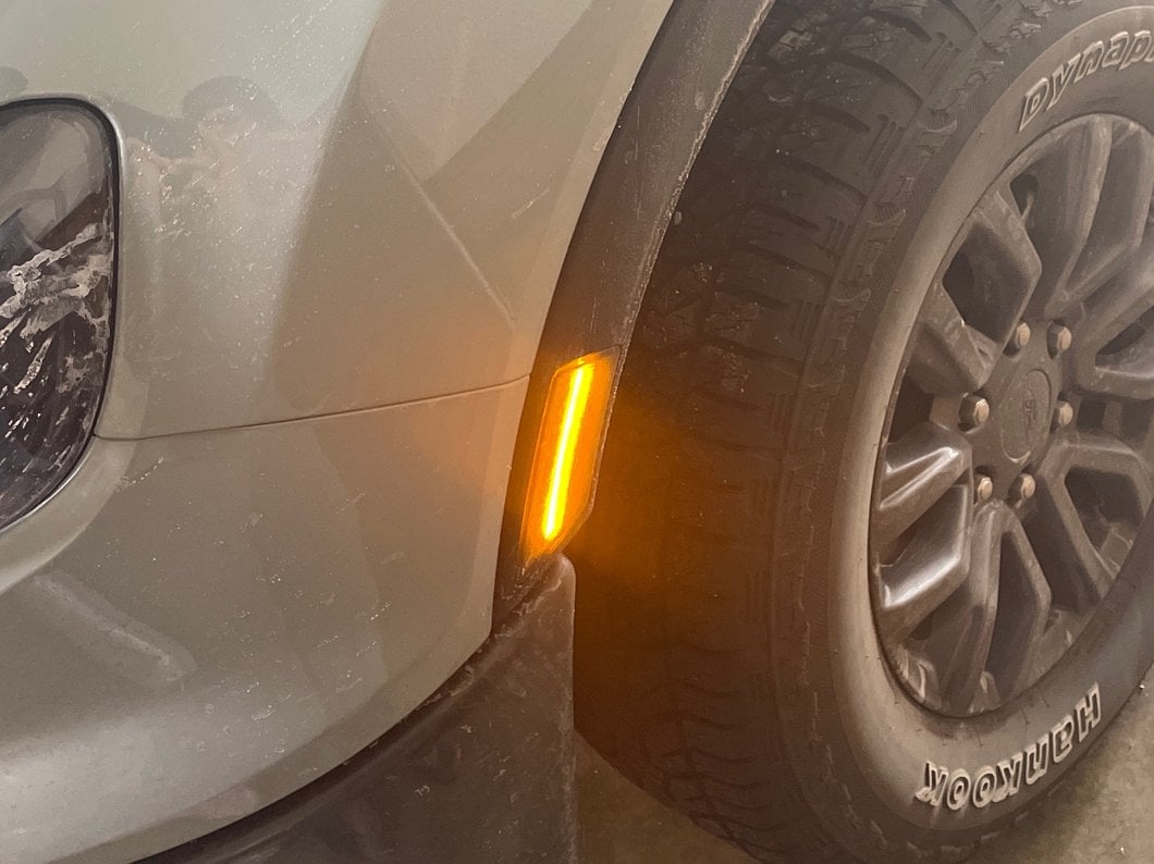 Raxiom Axial Series LED Side Marker Light; Smoked (19-23 Ranger)