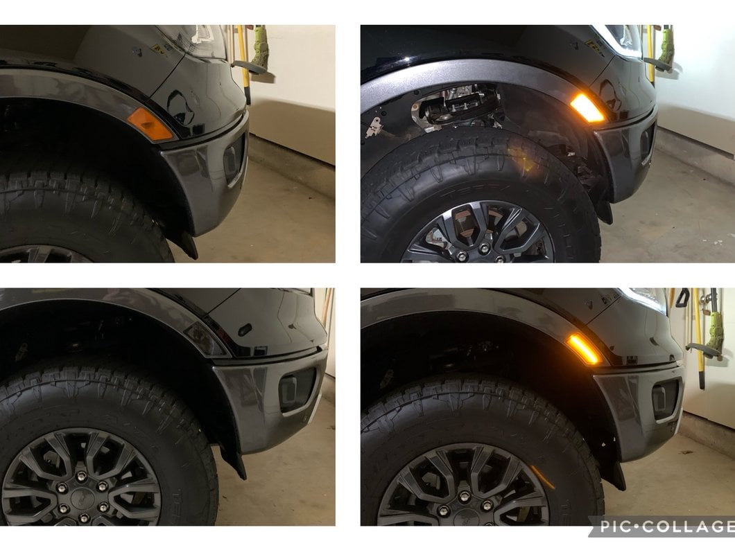 Raxiom Axial Series LED Side Marker Light; Smoked (19-23 Ranger)