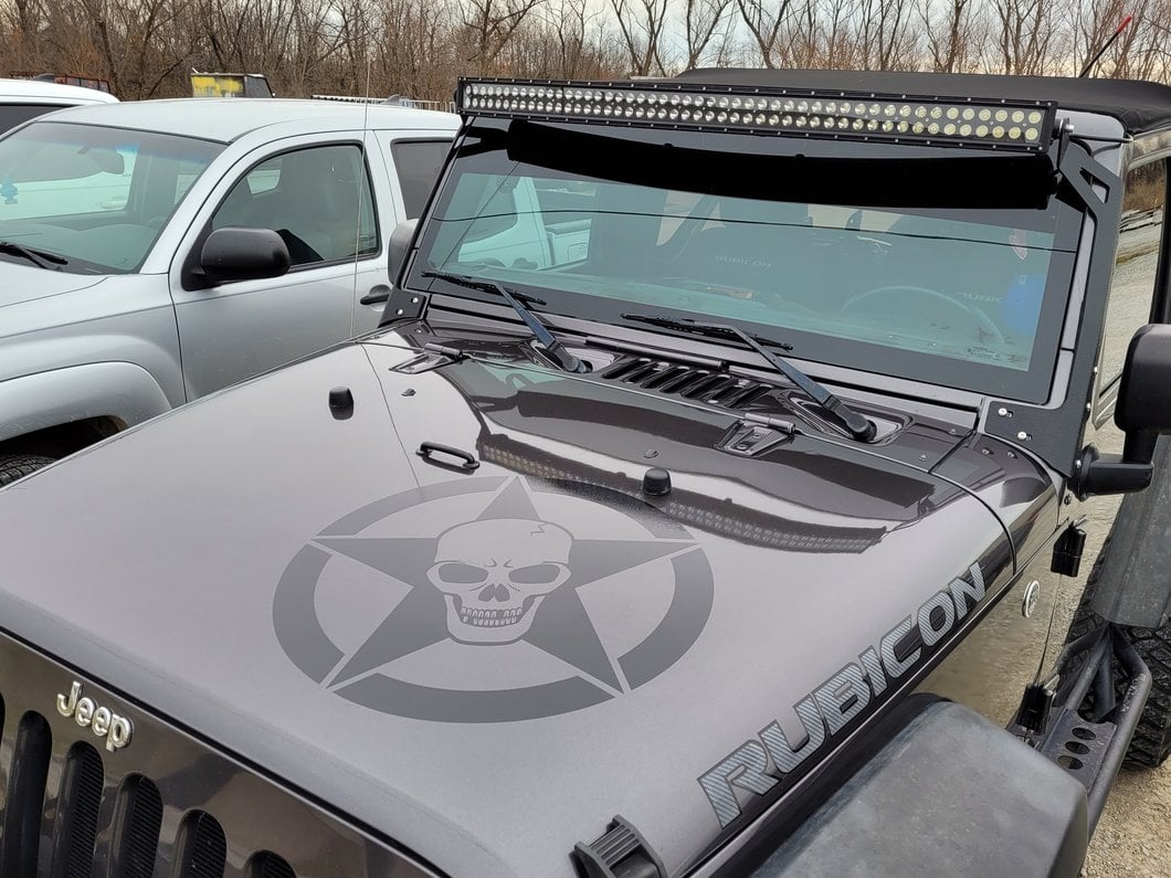Raxiom 50-Inch Curved Dual Row LED Light Bar; Flood/Spot Combo Beam (Universal; Some Adaptation May Be Required)