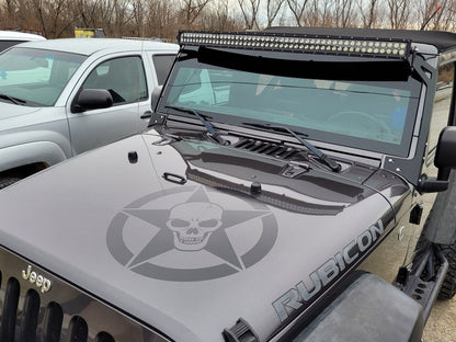 Raxiom 50-Inch Curved Dual Row LED Light Bar; Flood/Spot Combo Beam (Universal; Some Adaptation May Be Required)
