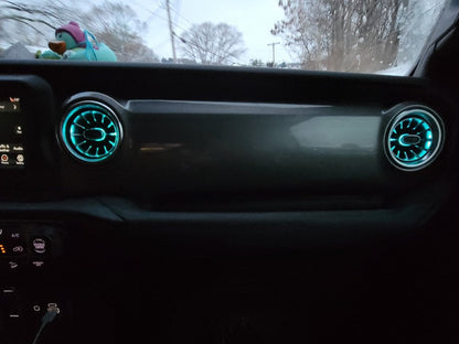Raxiom LED Ambient Vent Lighting Kit (18-25 Jeep Wrangler JL)
