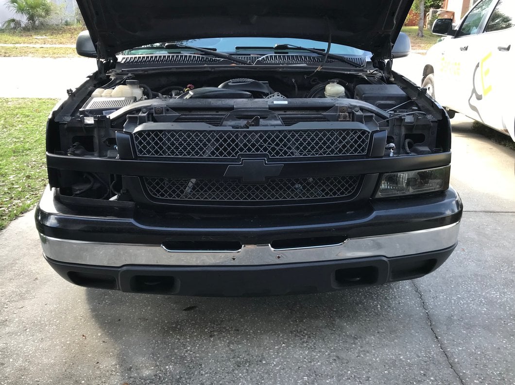 Raxiom Axial Series OEM Style Replacement Headlights; Chrome Housing; Smoked Lens (03-06 Silverado 1500)