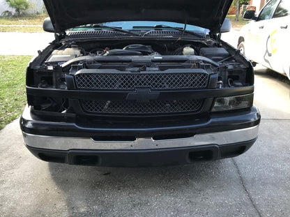 Raxiom Axial Series OEM Style Replacement Headlights; Chrome Housing; Smoked Lens (03-06 Silverado 1500)