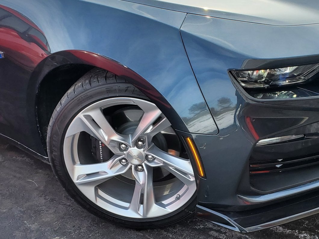 Raxiom Axial Series LED Front and Rear Side Markers; Smoked (16-24 Camaro)