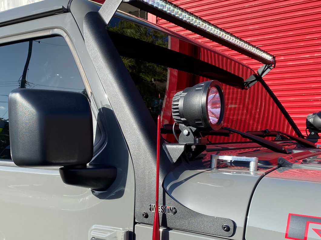 Raxiom Axial Series 4-Inch Round LED Off-Road Light (Universal; Some Adaptation May Be Required)