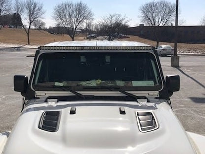 Raxiom 52-Inch Slim Dual Row LED Light Bar with Windshield Mounting Brackets (20-25 Jeep Gladiator JT)