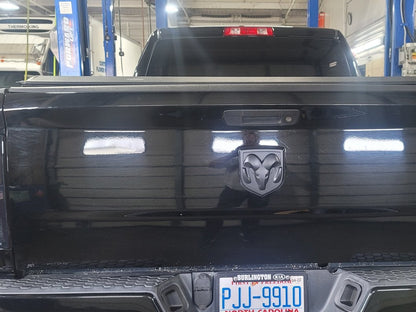 Raxiom Axial Series LED License Plate Lamps; Smoked (13-18 RAM 1500)