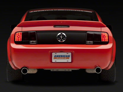 Raxiom Axial Series LED Sequential Chase Tail Light Kit; Plug-and-Play (05-09 Mustang)