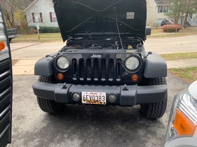 Raxiom 7-Inch LED Headlights; Black Housing; Clear Lens (07-18 Jeep Wrangler JK)