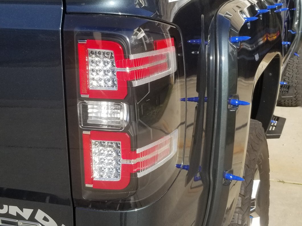 Raxiom LED Tail Lights with Sequential Turn Signals; Chrome Housing; Smoked Lens (14-18 Silverado 1500 w/ Factory Halogen Tail Lights)