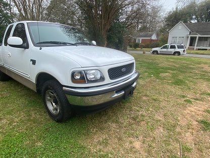 Raxiom G2 Euro Headlights with Parking Lights; Black Housing; Clear Lens (97-03 F-150)