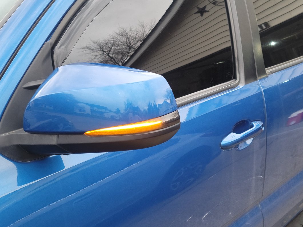 Raxiom Axial Series Mirror Mounted LED Sequential Turn Signals; Smoked (16-23 Tacoma)