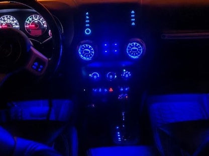 Raxiom LED Ambient Vent Lighting Kit (11-18 Jeep Wrangler JK)