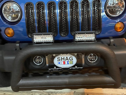 Raxiom Axial Series 4-Inch LED Fog Lights with RGB Halo (07-18 Jeep Wrangler JK)