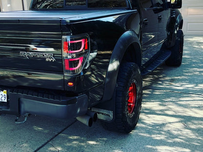 Raxiom G2 LED Tail Lights; Chrome Housing; Smoked Lens (09-14 F-150 Styleside)