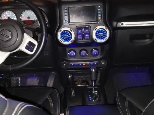 Raxiom LED Ambient Vent Lighting Kit (11-18 Jeep Wrangler JK)