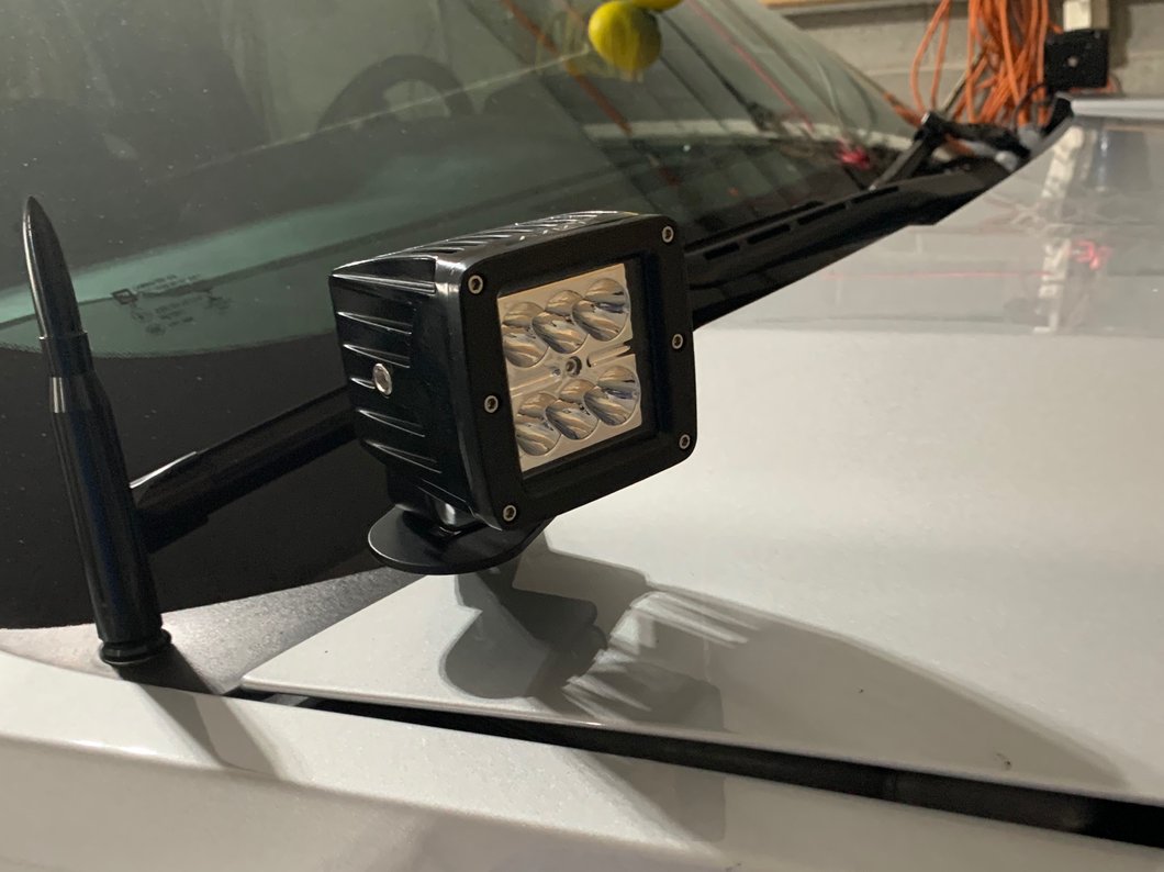 Raxiom Axial Series 3-Inch 6-LED Cube Light; Spot Beam (Universal; Some Adaptation May Be Required)