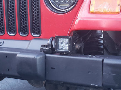 Raxiom Axial Series 3-Inch 4-LED Cube Light; Flood Beam (Universal; Some Adaptation May Be Required)
