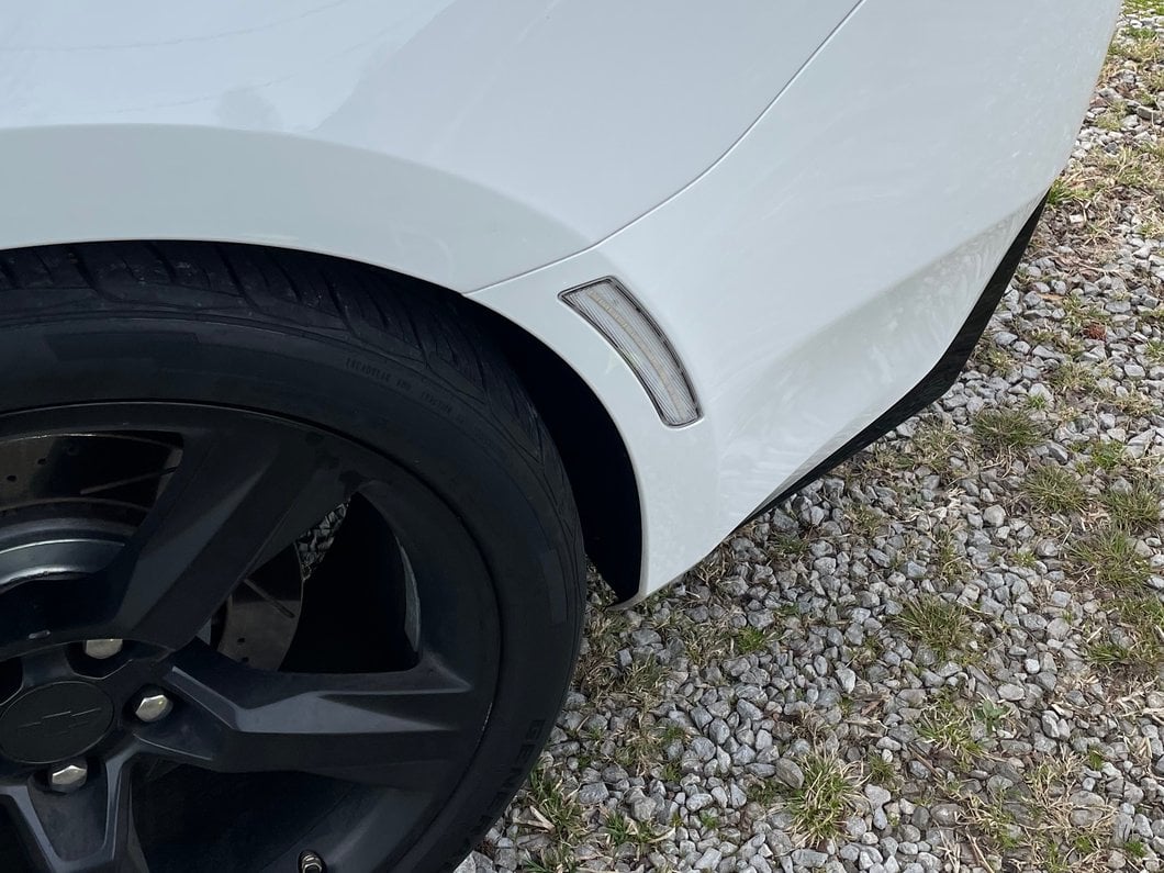 Raxiom Axial Series LED Front and Rear Side Markers; Clear (16-24 Camaro)