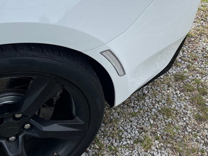 Raxiom Axial Series LED Front and Rear Side Markers; Clear (16-24 Camaro)