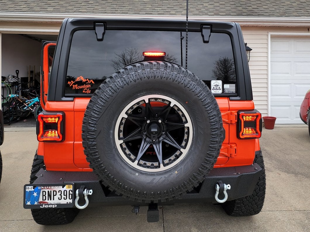 Raxiom Axial Series LED Third Brake Light; Smoked (18-25 Jeep Wrangler JL)