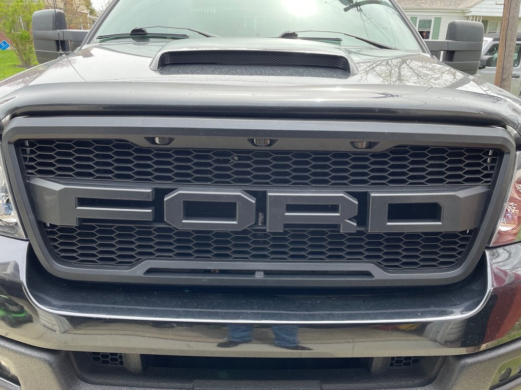 Raxiom Axial Series LED Grille Lights; Smoked (10-20 F-150 Raptor)