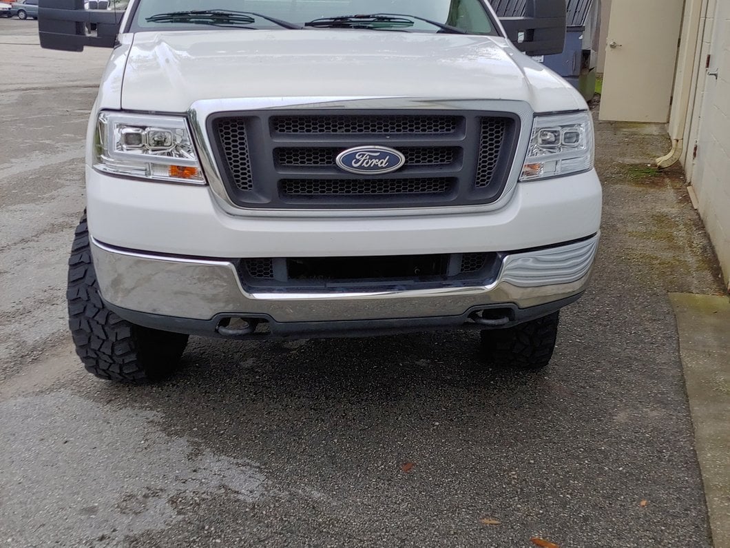 Raxiom Axial Series Projector Headlights; Chrome Housing; Clear Lens (04-08 F-150)