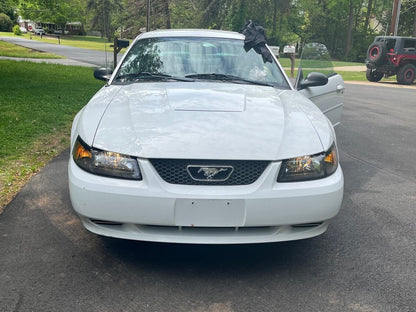 Raxiom Axial Series OEM Style Replacement Headlights; Black Housing; Clear Lens (99-04 Mustang)