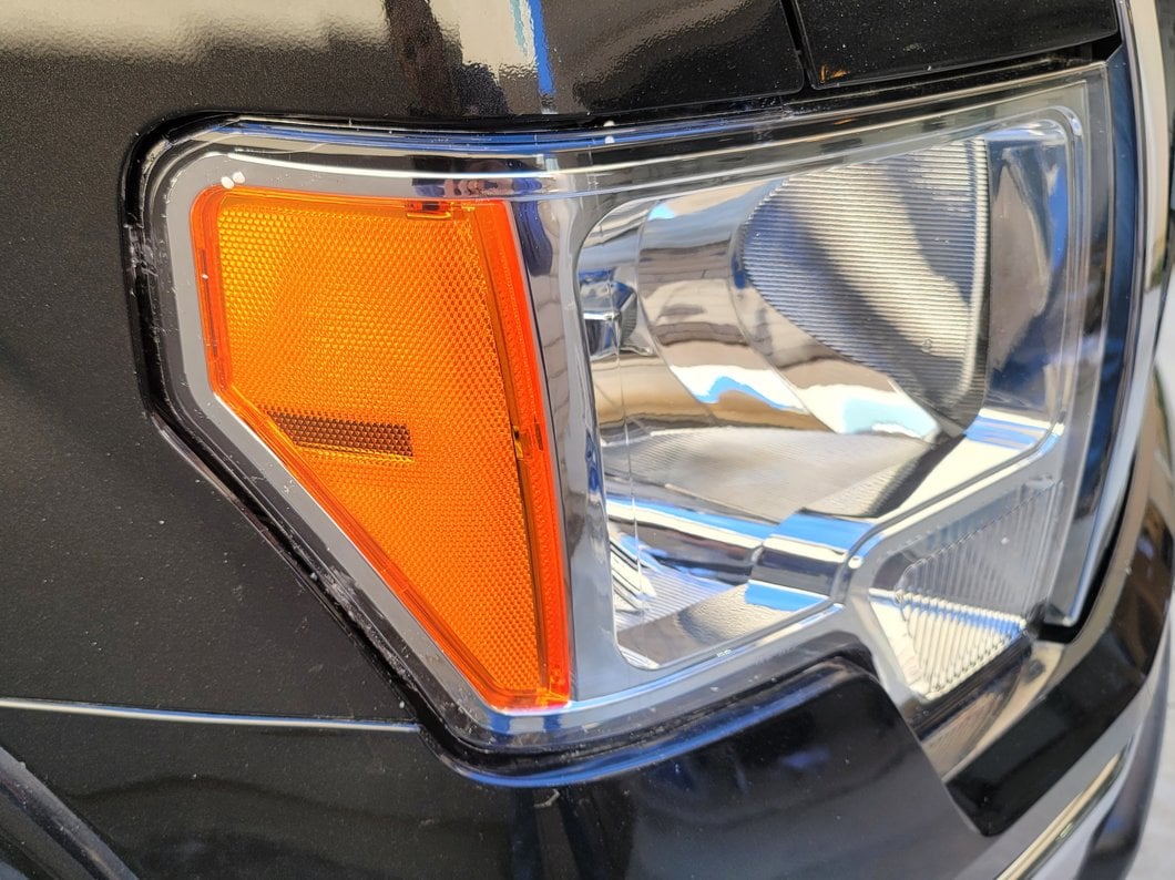 Raxiom Axial Series OEM Style Replacement Headlights; Chrome Housing; Clear Lens (09-14 F-150 w/ Factory Halogen Headlights)