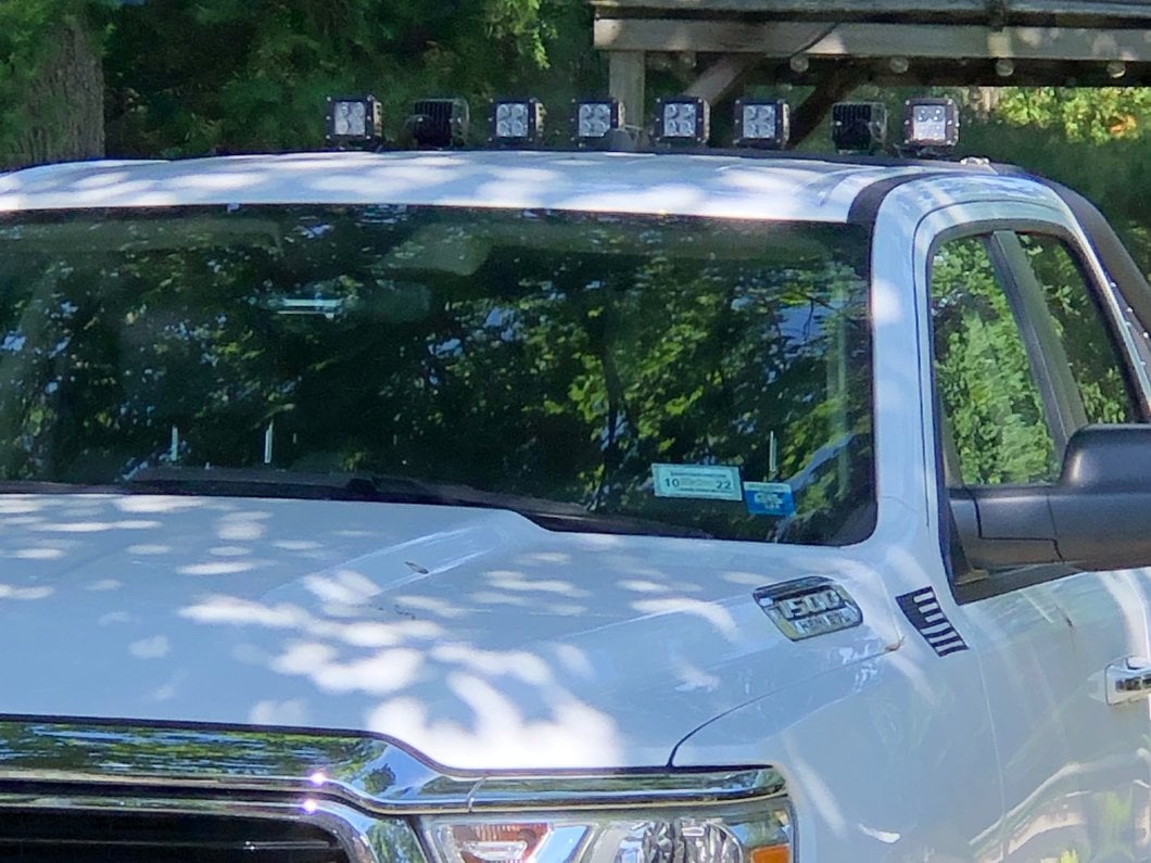 Raxiom Axial Series 3-Inch 4-LED Cube Light; Spot Beam (Universal; Some Adaptation May Be Required)
