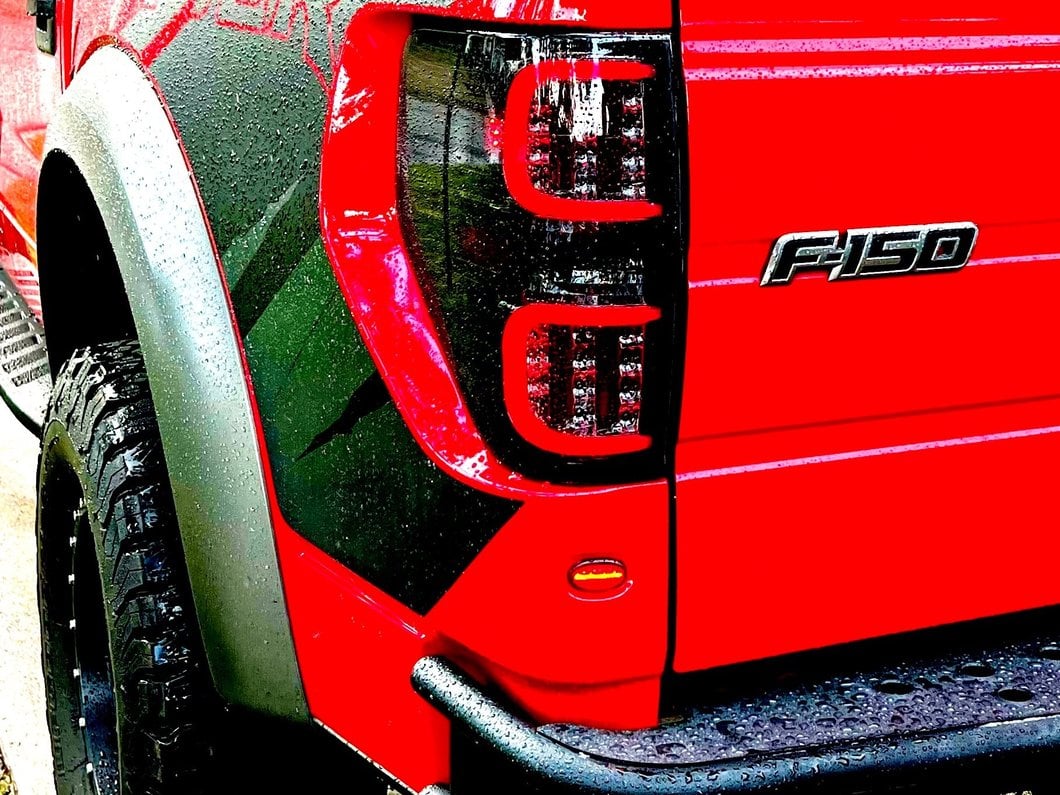 Raxiom Axial Series LED Rear Fender Flare Lights; Smoked (10-20 F-150 Raptor)